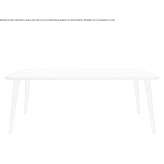 Rectangular wooden dining table Wysoka