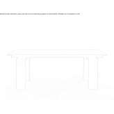 Rectangular table Preetz