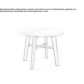 Round marble table Mrkopalj