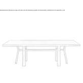 Rectangular dining table McComb