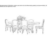 Extendable table made of solid wood Bayramic