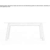 Solid wood dining table Darda