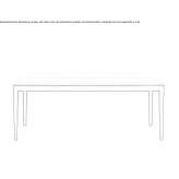 Rectangular dining table Vodskov