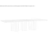 Rectangular table made of solid wood Zingst