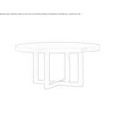 Round wooden table Ladyzhyn