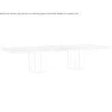 Rectangular table made of solid wood Zingst
