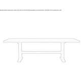 Rectangular wooden table Walsrode
