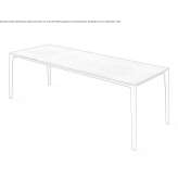 Extendable rectangular table Mazamari