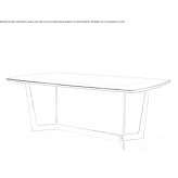 Rectangular dining table Pennard