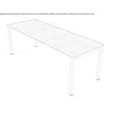 Extendable rectangular dining table Dancu