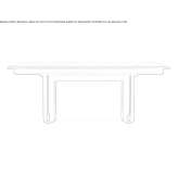 Rectangular ceramic table Doonan