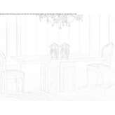 Rectangular marble table Puerto