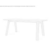 Rectangular wooden dining table Igney