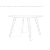 Round wooden dining table Alvor