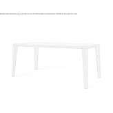 Rectangular wooden dining table Hoechst