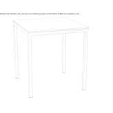 Metal table Koynare