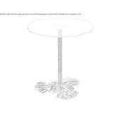 Round brass table Verea