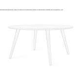 Round wooden dining table Alvor