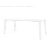 Rectangular wooden dining table Hoechst