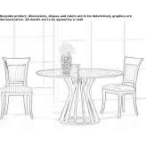Dark Emperador marble table Petresti