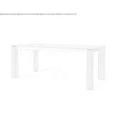 Extendable rectangular wooden dining table Erlauf