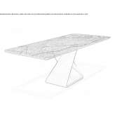 Rectangular marble table Zakanje
