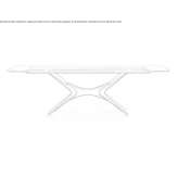 Rectangular glass table Terhagen