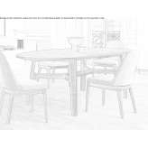 Oval wooden dining table Estada