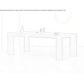 Extendable rectangular wooden table Cehegin