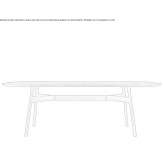 Solid wood dining table Norco