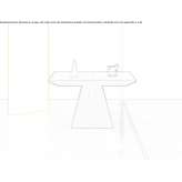 Extendable square wooden table Raalte