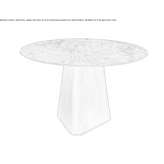 Round marble table Bonython