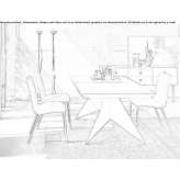 Piasentina extendable rectangular stone table Utevka