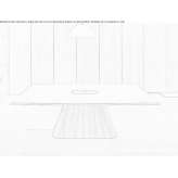 Rectangular wooden table Ecublens