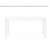 Piasentina extendable rectangular stone table Baunei