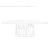 Rectangular wooden dining table Mazgirt