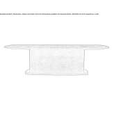 Rectangular wooden table Carlino