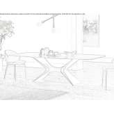 Rectangular porcelain table Terhagen