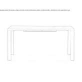Extendable ceramic table Hizan