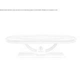 Oval walnut table Tecoluca