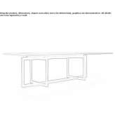 Rectangular dining table Zlota