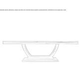 Rectangular wooden dining table Ujezd