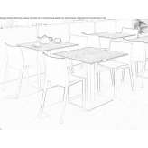 Square table Redea