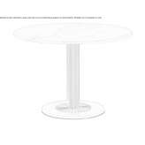 Round marble table Corbu