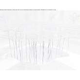 Table made of glass and stainless steel Edelstal