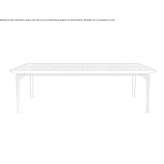 Rectangular table made of walnut wood Sornay
