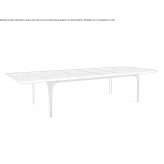 Extendable rectangular table made of walnut wood Sornay