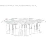 Stół ze szkła i stali nierdzewnej Edelstal