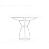 Round metal table Vion