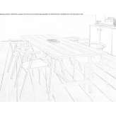 Rectangular dining table Carluke